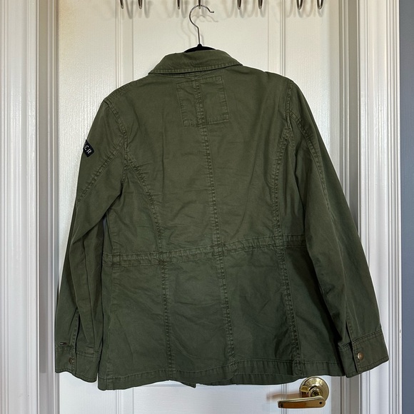 TOMMY HILFIGER Army Green Military-Style Jacket - Women’s Medium - Picture 3 of 5
